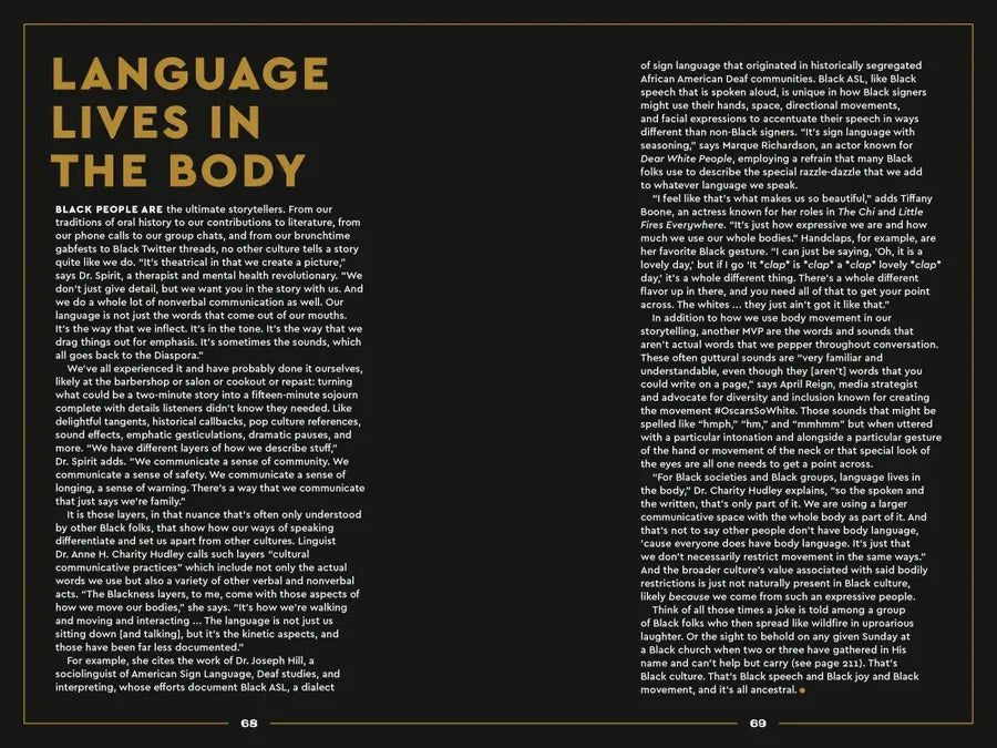 Historically Black Phrases US - Hardback