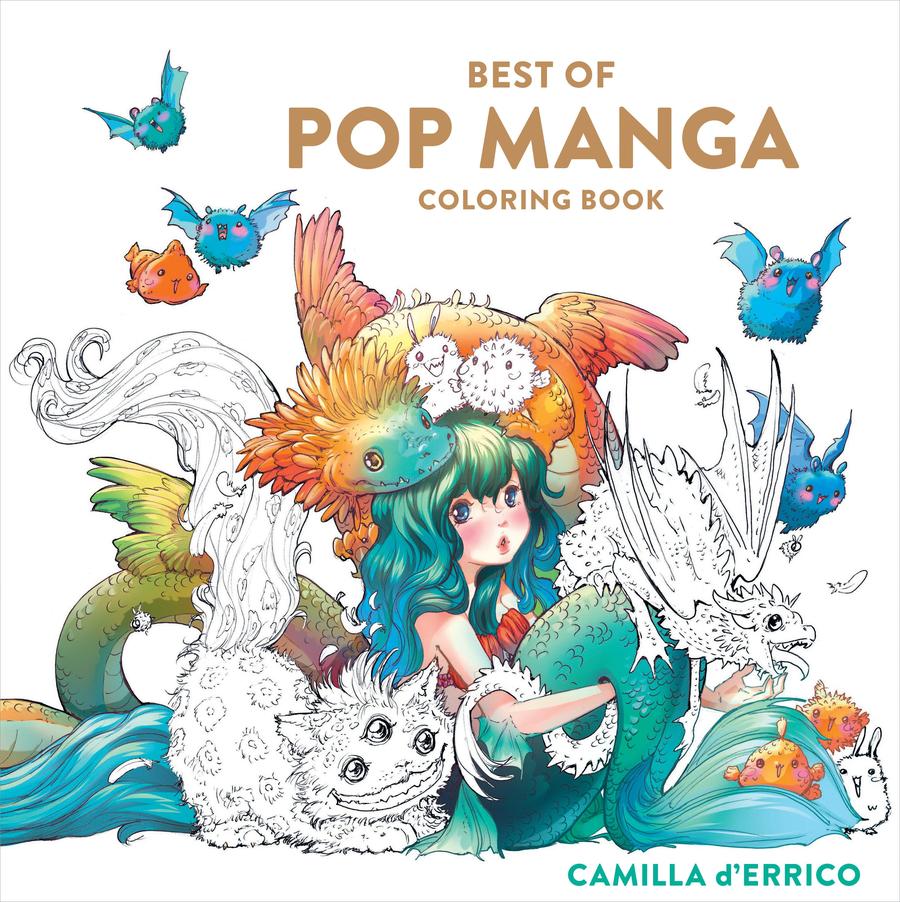 Best of Pop Manga Coloring Book-Lifestyle and Leisure-買書書 BuyBookBook