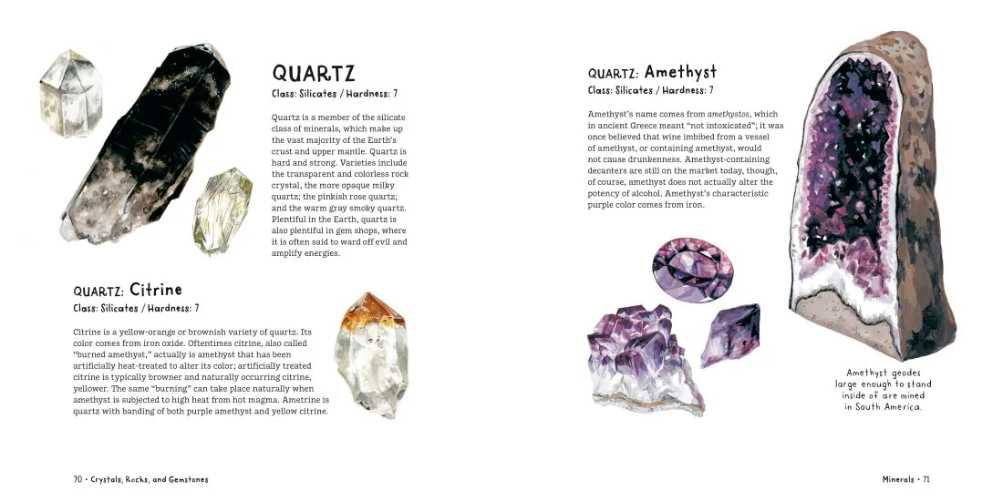 Crystals, Rocks, and Gemstones US - Hardback