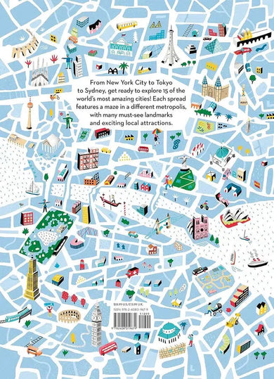 City Mazes Around the World (Stéphanie Babin)-Nonfiction: 常識通識 General Knowledge-買書書 BuyBookBook