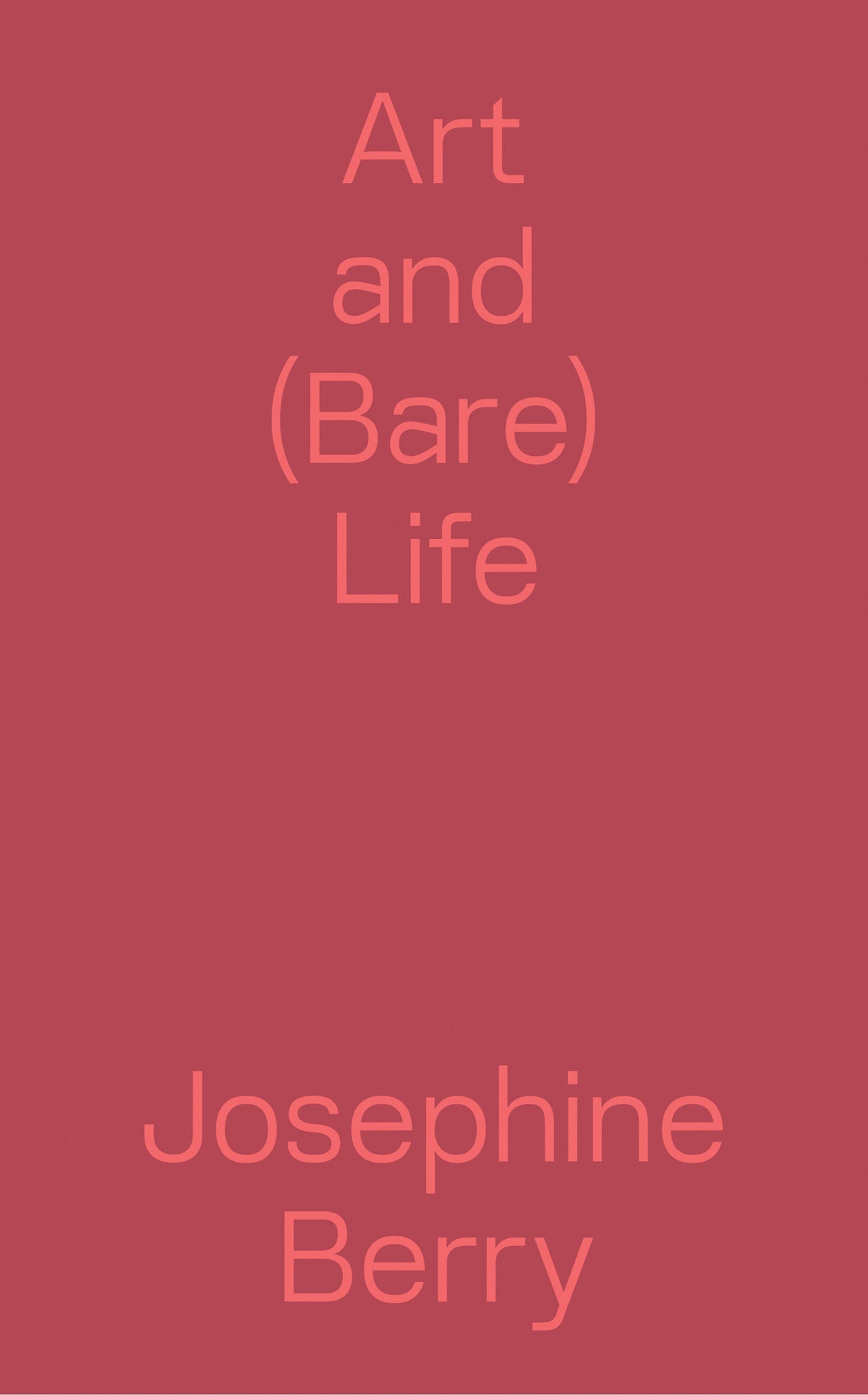Art and (Bare) Life-Art: general-買書書 BuyBookBook