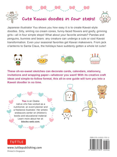 Kawaii Doodles: Supercute Drawings in Four Easy Steps (Yuu)-Children’s / Teenage general interest: Hobbies/ quizzes/ toys and games-買書書 BuyBookBook