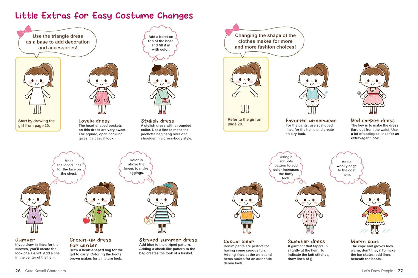 Kawaii Doodles: Supercute Drawings in Four Easy Steps (Yuu)-Children’s / Teenage general interest: Hobbies/ quizzes/ toys and games-買書書 BuyBookBook