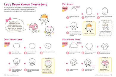 Kawaii Doodles: Supercute Drawings in Four Easy Steps (Yuu)-Children’s / Teenage general interest: Hobbies/ quizzes/ toys and games-買書書 BuyBookBook