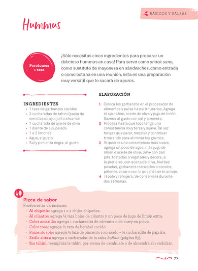 Cocina sana con pizca de sabor: Una guía práctica para nutrir tu cuerpo y vivir / Healthy Cooking with a Pinch of Flavor interior 1 (ISBN 9786073183413)
