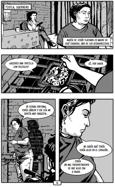 Vivos se los llevaron. Buscando a los 43 de Ayotzinapa. (Novela gráfica) / Taken Alive. Looking for Ayotzinapa's 43. Graphic Novel interior 4 (ISBN 9786073183475)