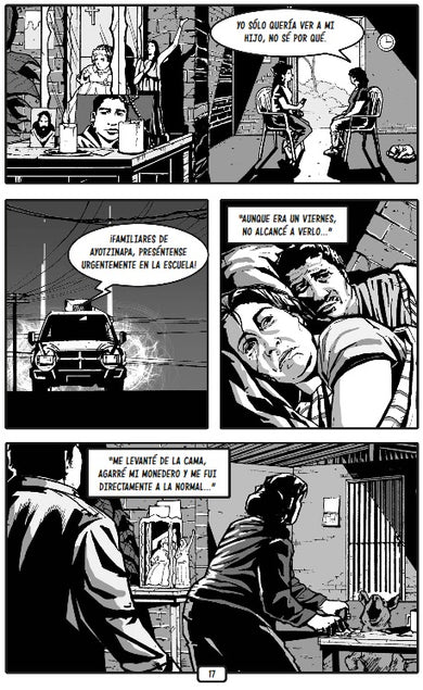Vivos se los llevaron. Buscando a los 43 de Ayotzinapa. (Novela gráfica) / Taken Alive. Looking for Ayotzinapa's 43. Graphic Novel interior 5 (ISBN 9786073183475)