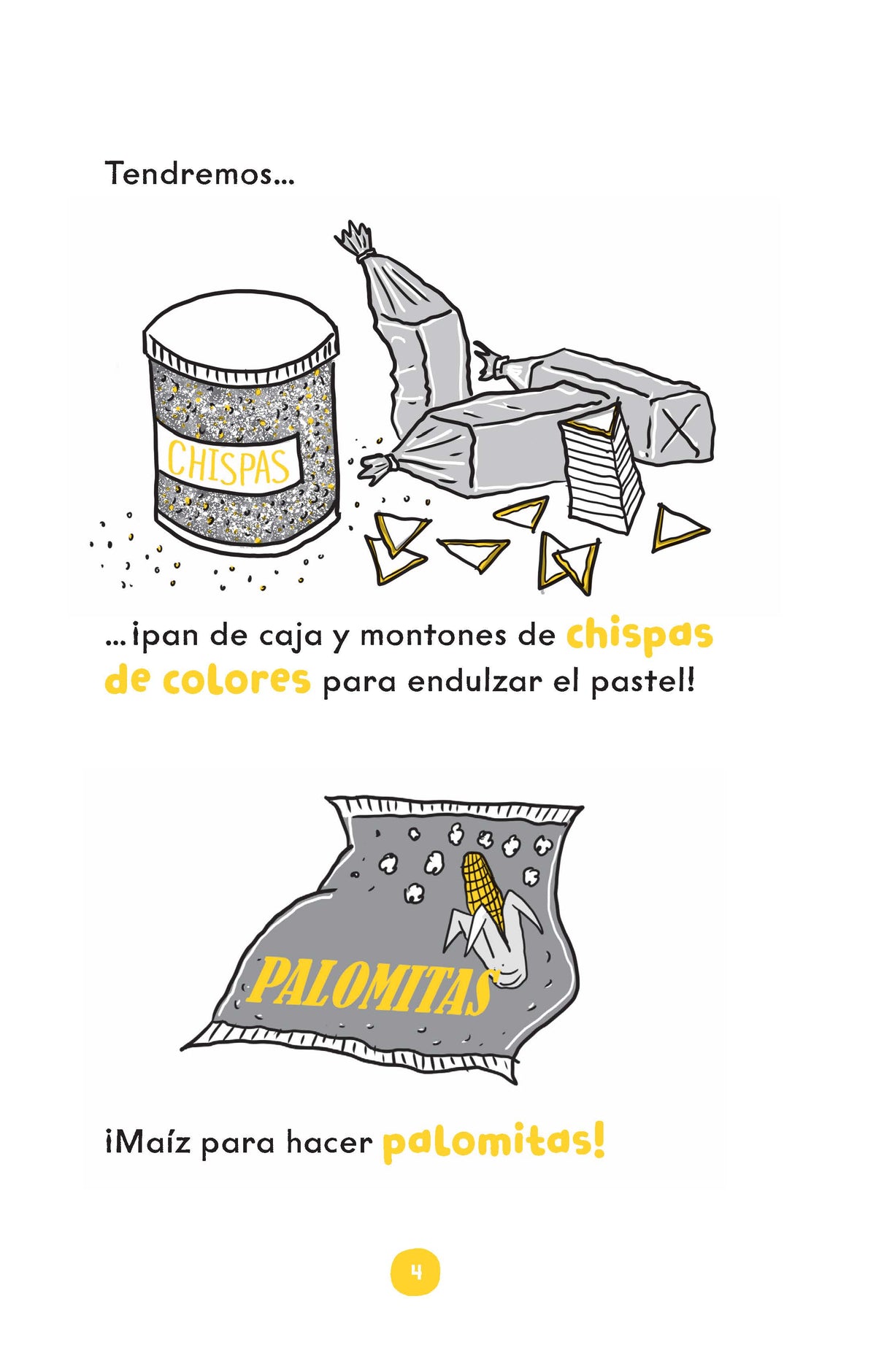 ¡Las aventuras de Hotdog: ¡Bienvenidos a la fiesta! / Party Time interior 4 (ISBN 9786073818292)