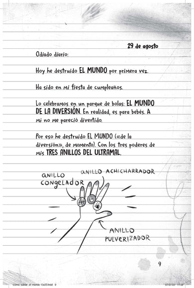 Instrucciones para dominar el mundo. Diario de un supervillano / Instructions on How to Rule the World. Diary of a Supervillain interior 2 (ISBN 9786073821117)