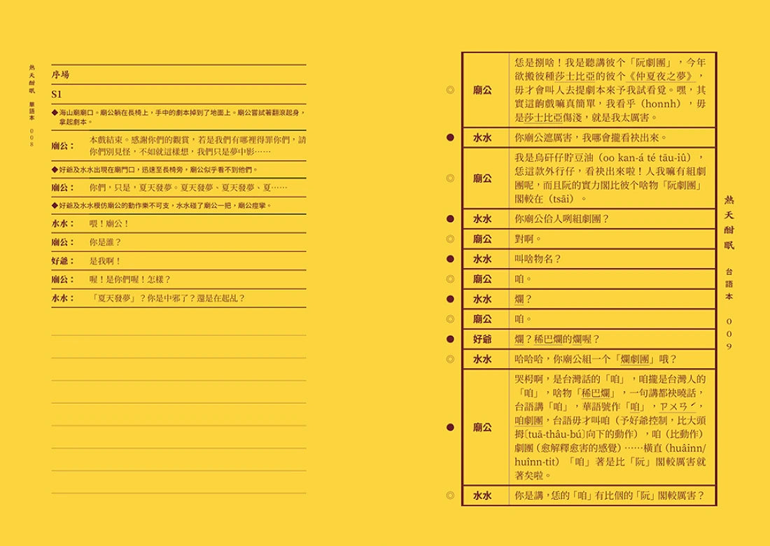 阮劇團台語劇本集Ⅰ:熱天酣眠、愛錢A恰恰 平裝書 Paperback