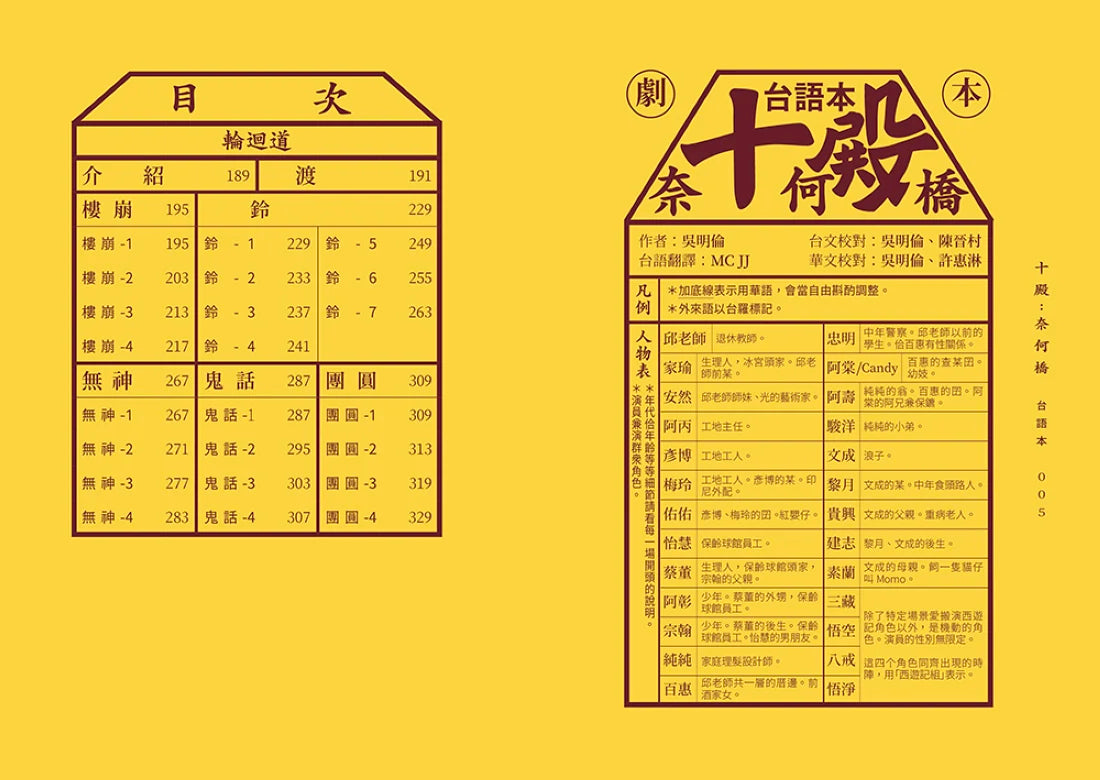 阮劇團台語劇本集Ⅱ:十殿 平裝書 Paperback