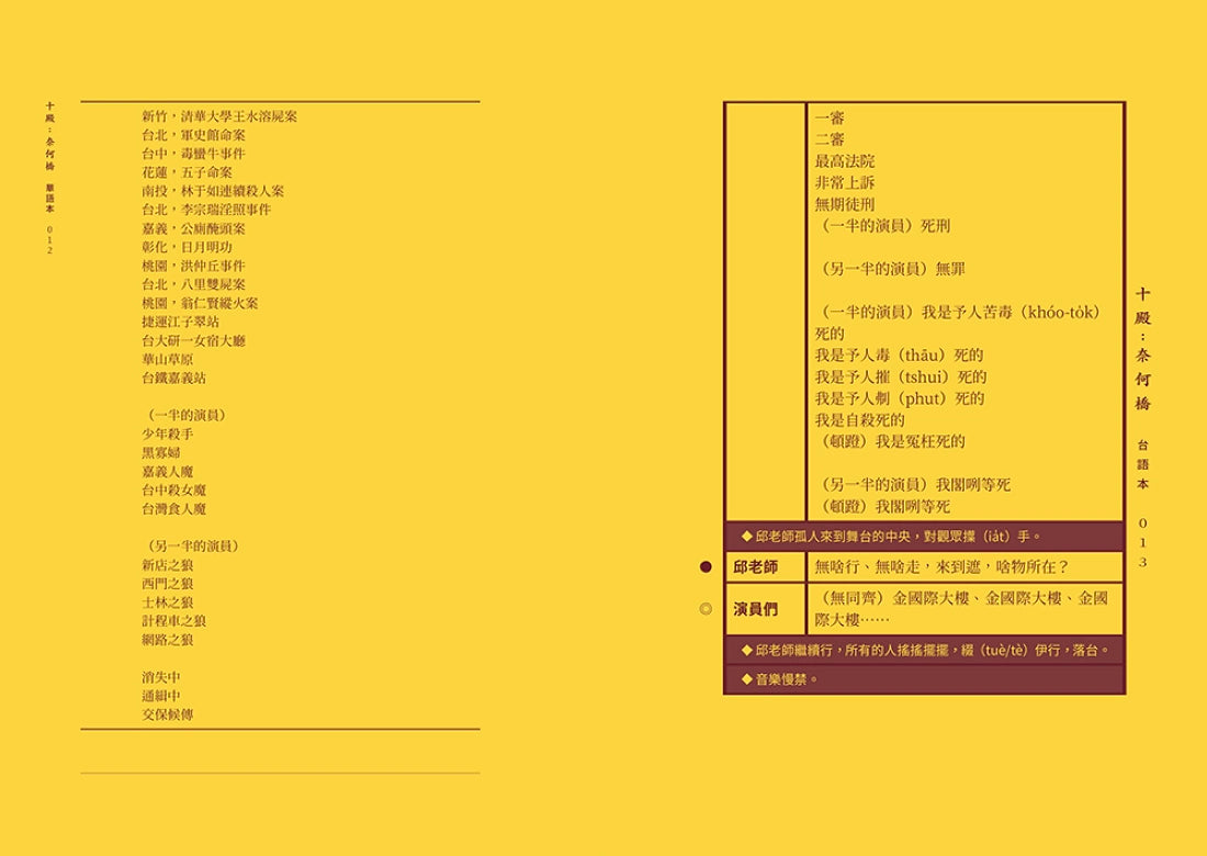 阮劇團台語劇本集Ⅱ:十殿 平裝書 Paperback