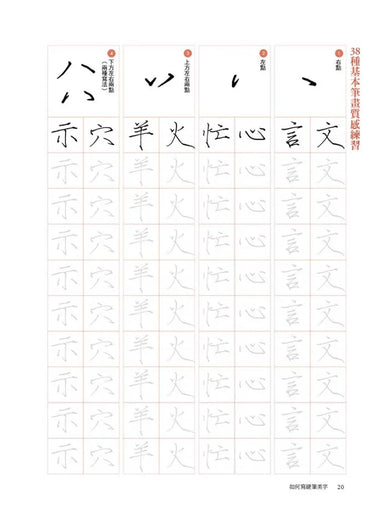 如何寫硬筆美字:38種基本筆畫、60組部件結構系統性練字,200種部件位置、1000字美感顯著升級! 平裝書 Paperback