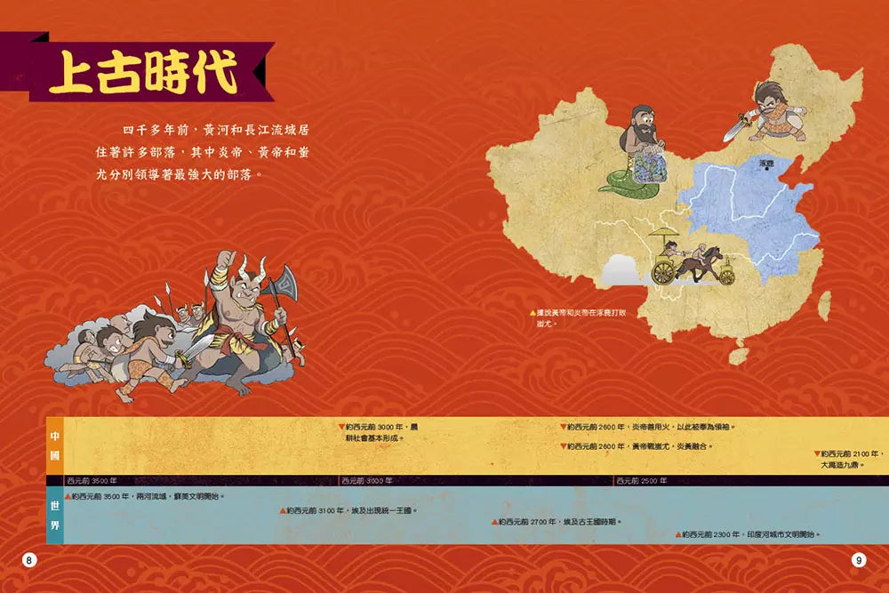 搞笑古人說歷史:中國篇套書(一套2本)-故事: 歷史故事 Historical-買書書 BuyBookBook