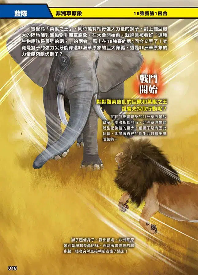 最強戰鬥 #01 超危險生物大戰圖鑑 (今泉忠明)-非故事: 動物植物 Animal & Plant-買書書 BuyBookBook