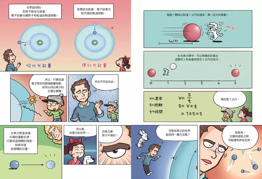 漫畫量子力學 #03 粒子世界大發現:電子的運動、薛丁格的貓、反物質……現代物理學誕生啦!-非故事: 科學科技 Science & Technology-買書書 BuyBookBook