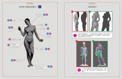 藝用3D人體解剖書:認識人體結構與造型 精裝書 Hardback