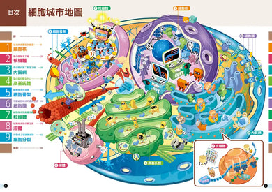 細胞城市大冒險(中小學生必備細胞生物學入門圖鑑) 平裝書 Paperback