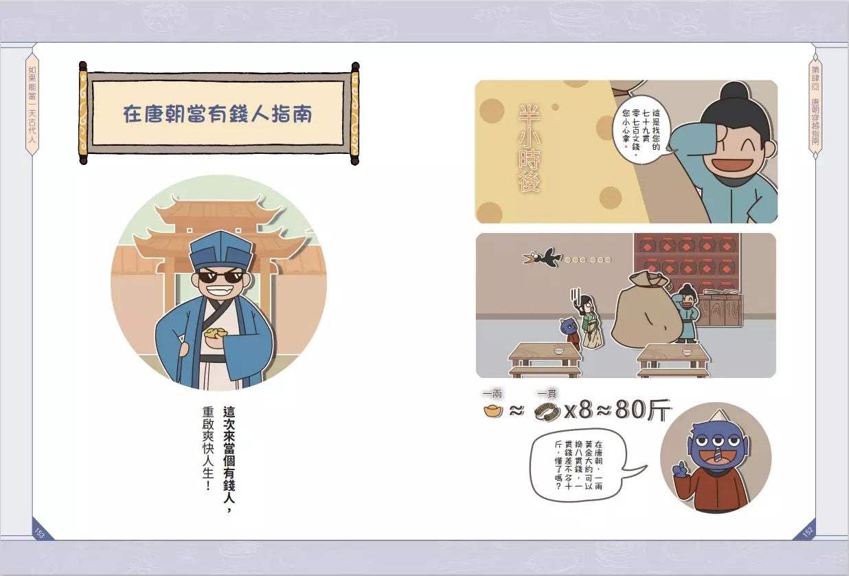 如果能當一天古代人【漫畫版】:穿越傳奇朝代,從古人的日常生活體驗輕鬆活潑的萌歷史!-非故事: 歷史戰爭 History & War-買書書 BuyBookBook