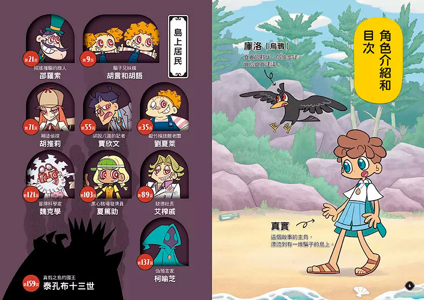 5秒揭穿!全員都是大騙子 #01 詭異的真假之島 (田中智章)-故事: 偵探懸疑 Detective & Mystery-買書書 BuyBookBook