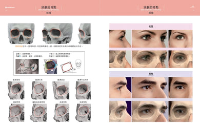 藝用3D表情解剖書:透視五官表情的結構與造型 精裝書 Hardback