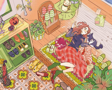 獨活女子的房間:吉田誠治等13位日本繪師插畫選集(隨書附贈2款暖暖海報) 平裝書 Paperback