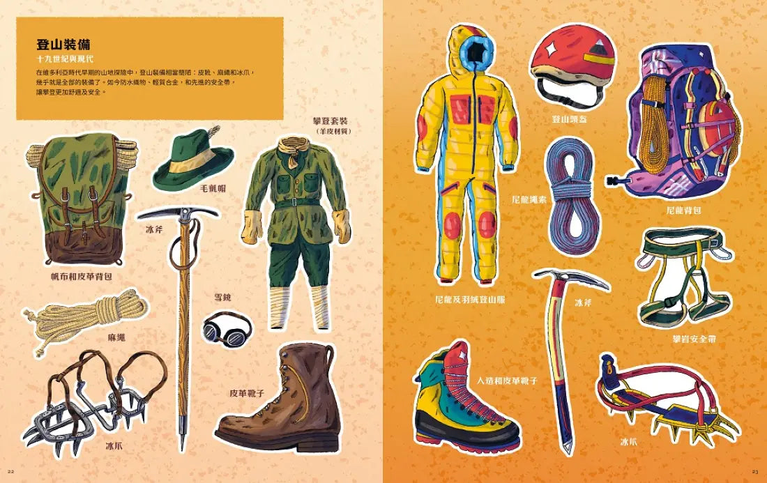 一起去冒險:挑戰世界八大高峰 精裝書 Hardback