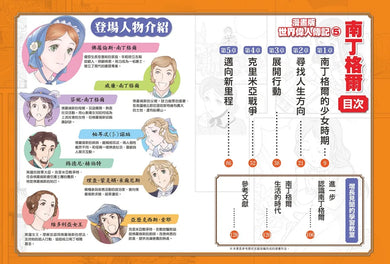 漫畫版世界偉人傳記(5):仁愛!南丁格爾【奉獻一生的戰地護理天使】(專家監修・難字注音版) 精裝書 Hardback