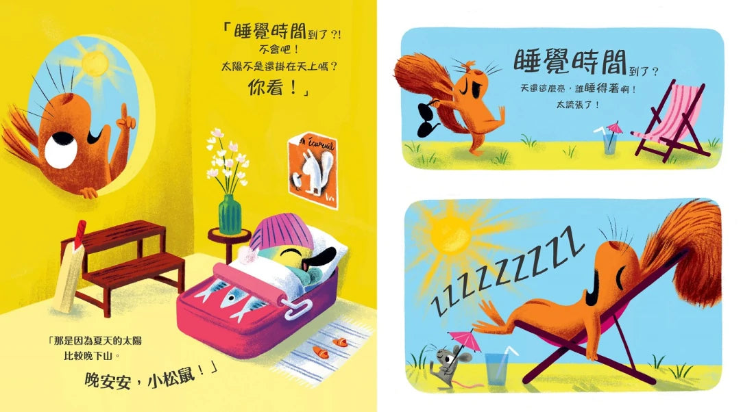 誰偷走了我的陽光?【森林動物的季節故事書4-我愛夏天】(大人小孩都搶著看的傻萌小松鼠繪本) 精裝書 Hardback
