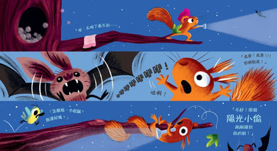 誰偷走了我的陽光?【森林動物的季節故事書4-我愛夏天】(大人小孩都搶著看的傻萌小松鼠繪本) 精裝書 Hardback