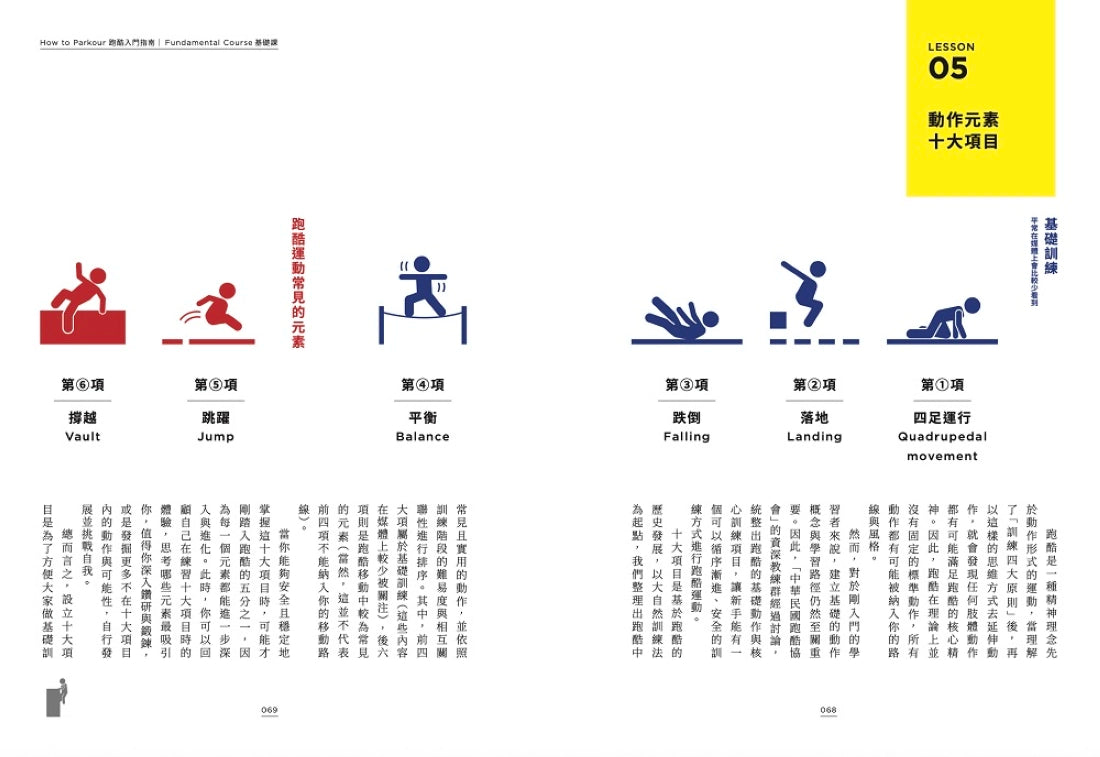 馬路太無聊,我選擇跑酷:台灣第一本跑酷入門指南(動作示範全圖解+45組真人影音示範QRcode) 平裝書 Paperback