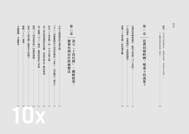 一樣工時,打造10X成果!:不是「加倍努力」,而是「重寫思維」!一套可長期複製的高效能系統,4個步驟達成10倍成果 平裝書 Paperback