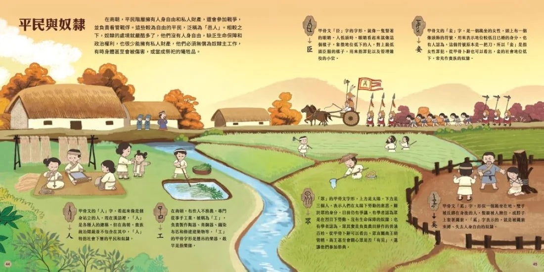 藏在甲骨文裡的漢字故事與商文明(附贈「找找甲骨文」海報) 精裝書 Hardback