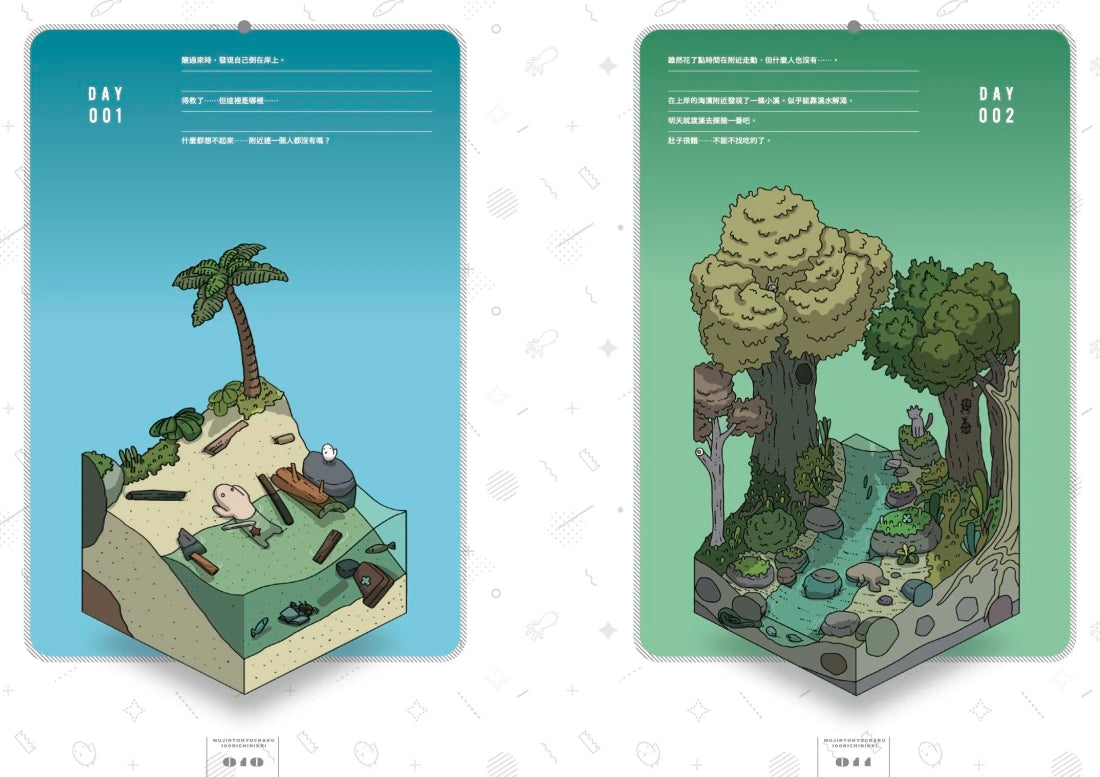 無人島漂流100日日記 平裝書 Paperback