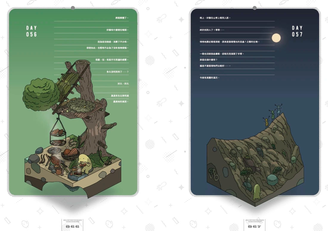 無人島漂流100日日記 平裝書 Paperback