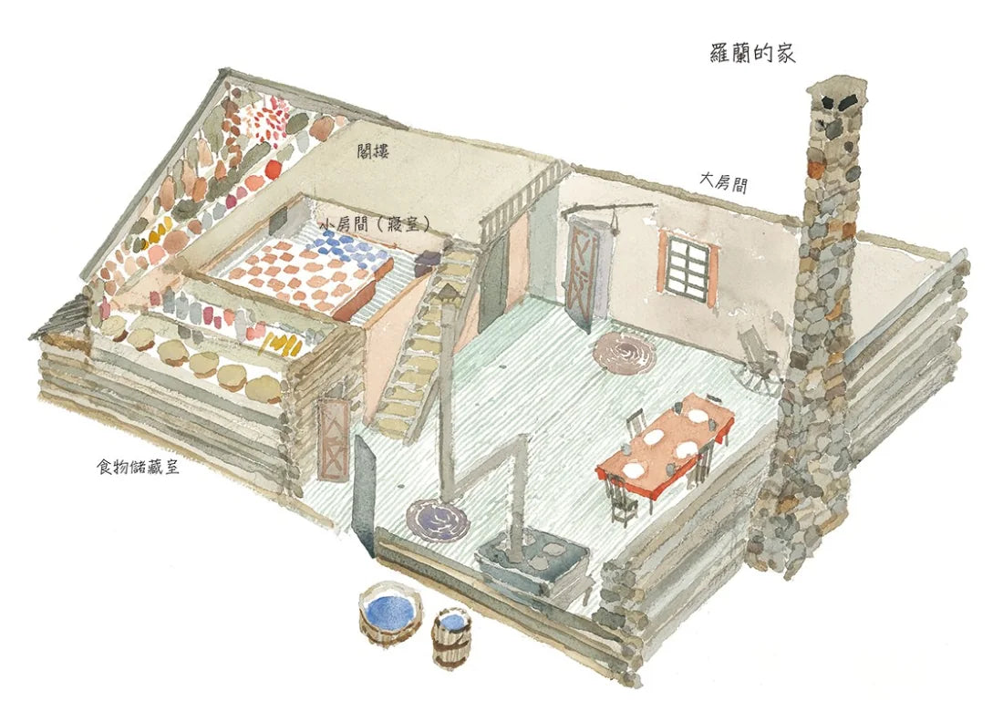 大森林裡的小木屋【經典文學名家全繪版,安野光雅300幅全彩插圖】(二版) 精裝書 Hardback