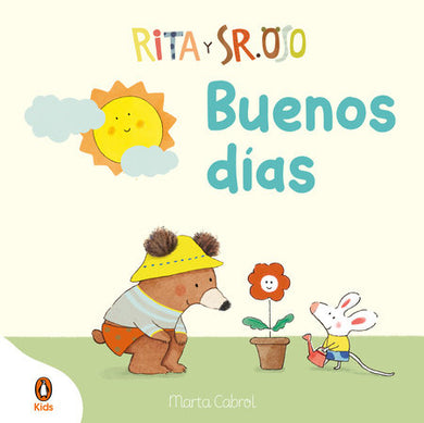 Cover of Rita y Sr. Oso. ¡Buenos días! Libro con mecanismos para deslizar, girar y soñar / Rita and Mr. Bear. Good Morning! (ISBN 9788410318212)