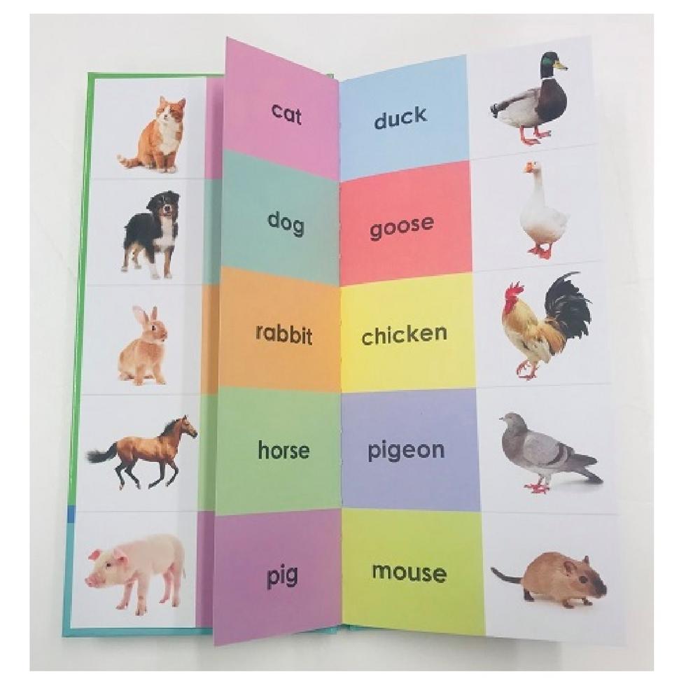 漢英幼兒圖畫字典 1-動物、身體、動作、運動 (修訂版) (粵英普生字錄音)