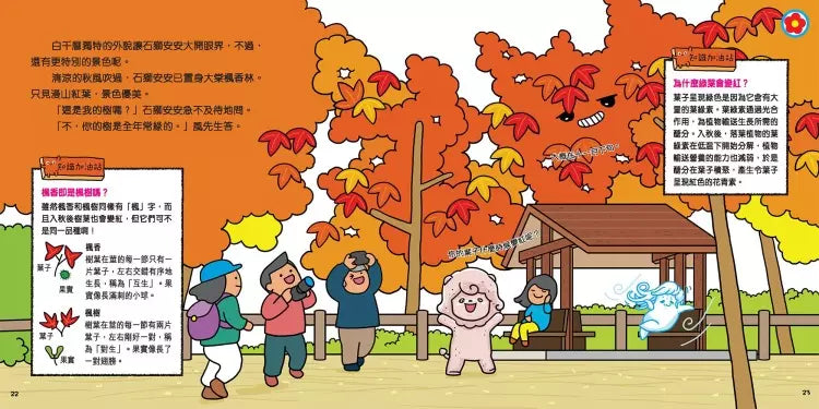 石獅安安愛遊歷:奇妙的尋樹之旅 - 認識香港不同的植物-非故事: 常識通識 General Knowledge-買書書 BuyBookBook