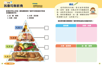 新雅幼稚園常識及綜合科學練習(高班上)-補充練習: 綜合練習 Integrated Exercise-買書書 BuyBookBook