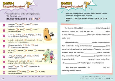 小學漫畫Grammar王:Tenses時態篇1(趣味漫畫學英語)-Children’s Educational: Language/ literature/ literacy-買書書 BuyBookBook
