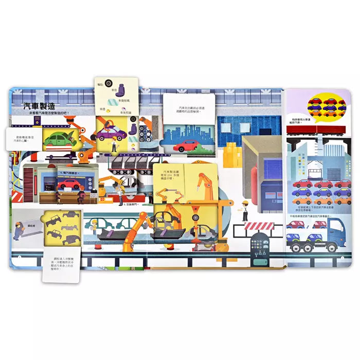 趣味科學知識翻翻書:揭秘汽車-非故事: 科學科技 Science & Technology-買書書 BuyBookBook