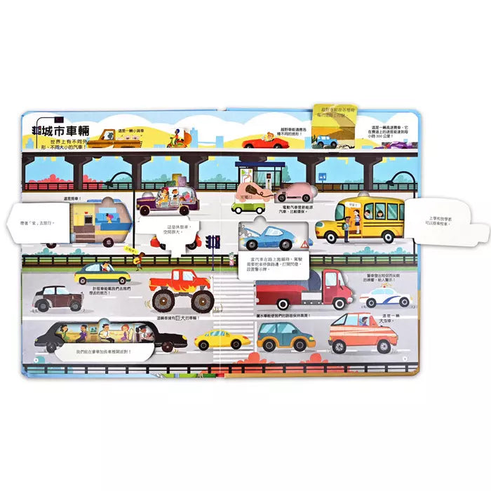 趣味科學知識翻翻書:揭秘汽車-非故事: 科學科技 Science & Technology-買書書 BuyBookBook