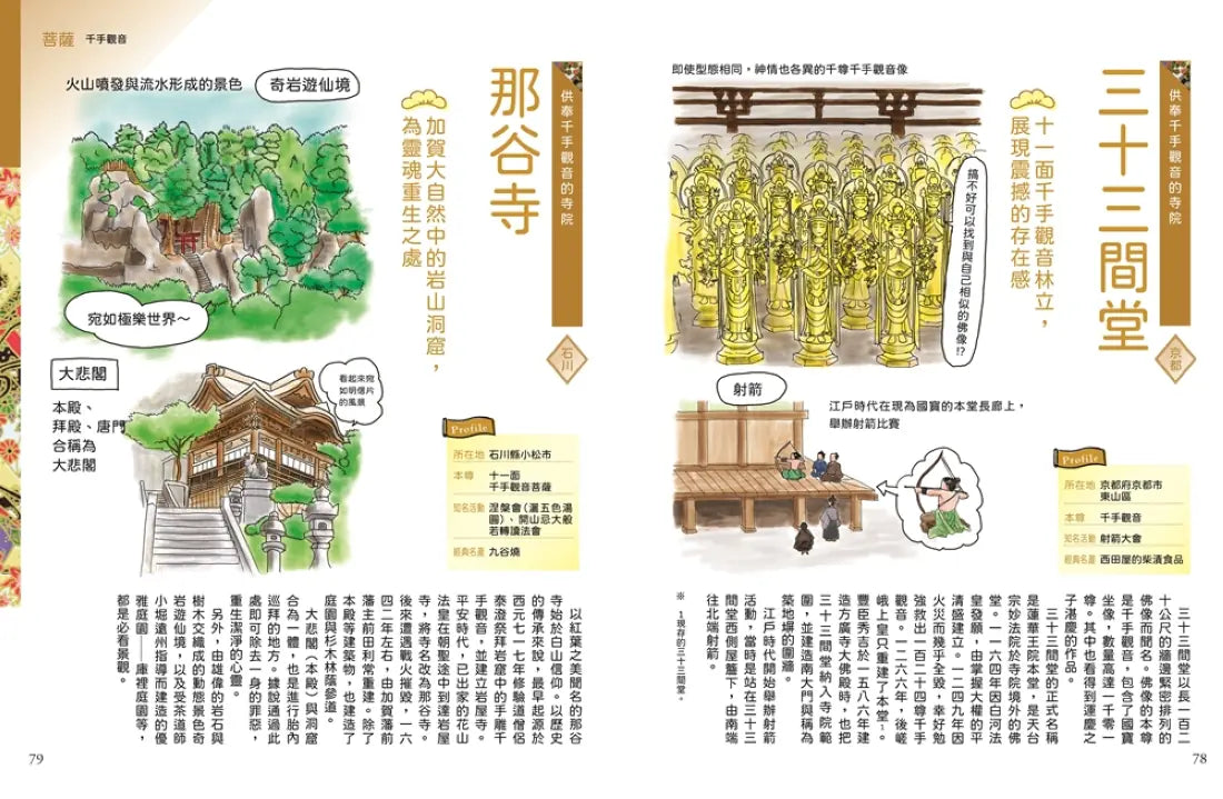日本的佛像與寺院(插畫版完全指南) 平裝書 Paperback