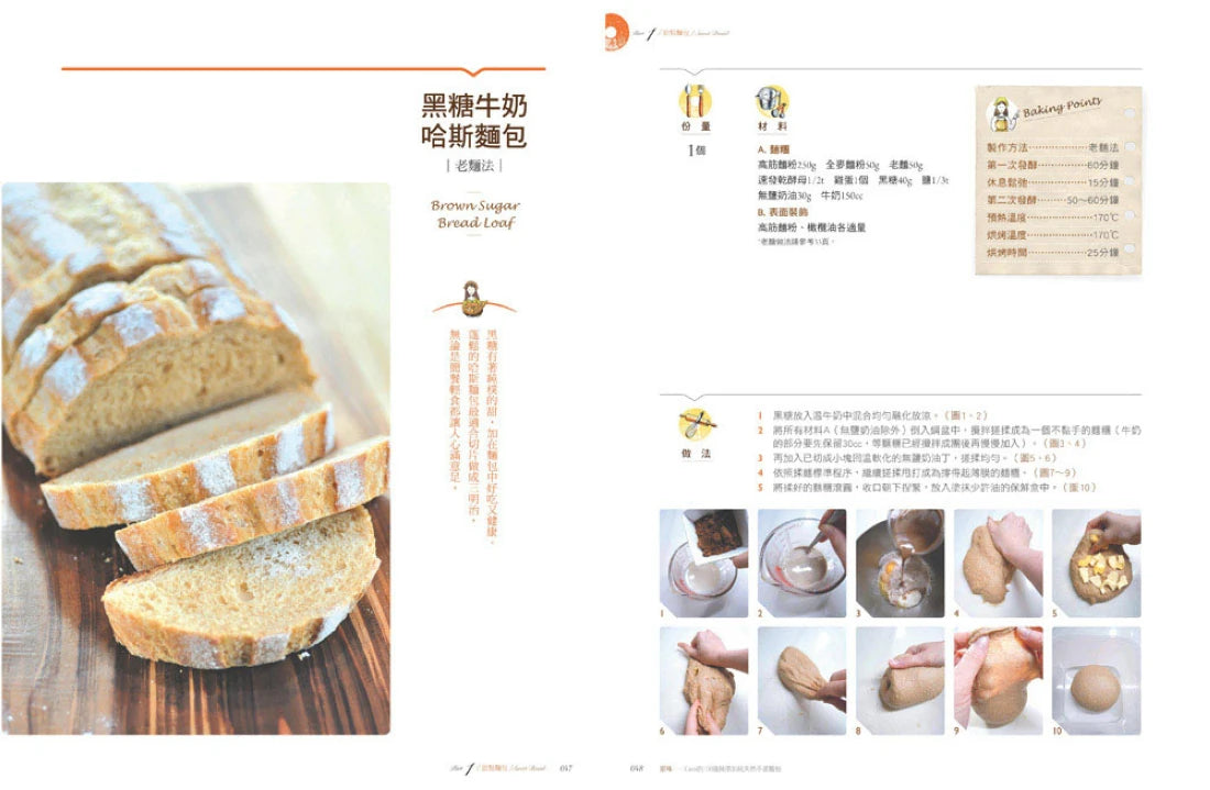 原味:Carol100道無添加純天然手感麵包+30款麵包與果醬美味配方提案(暢銷紀念.二版) 平裝書 Paperback