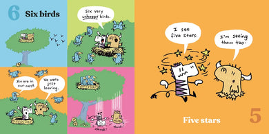 Zebra and Yak: The Backwards Counting Book US - Hardback