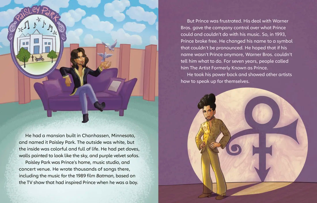 Prince: A Little Golden Book Biography US - Hardback