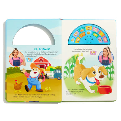 A Day on the Farm (Ms. Rachel) US - Board book