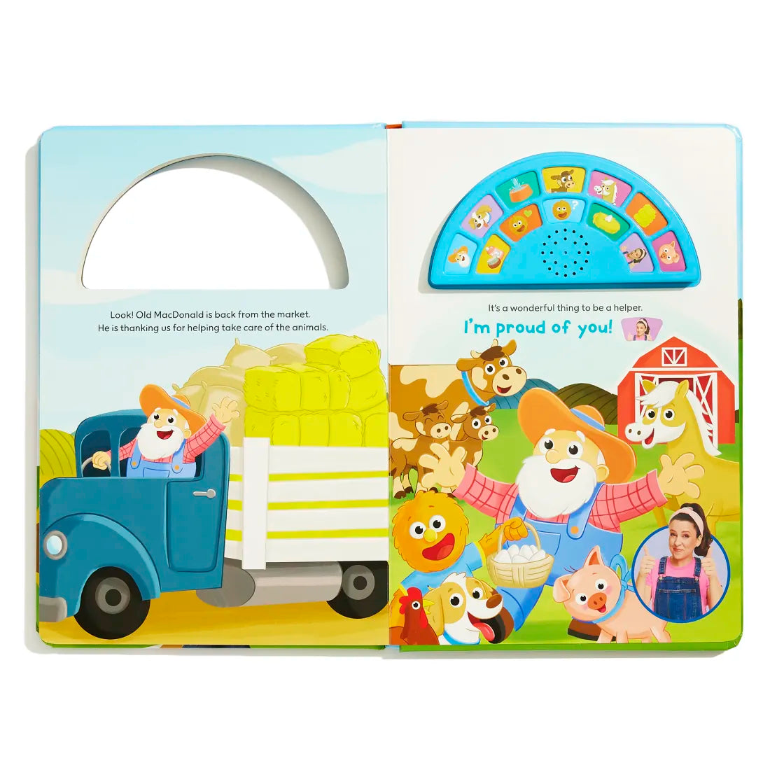 A Day on the Farm (Ms. Rachel) US - Board book