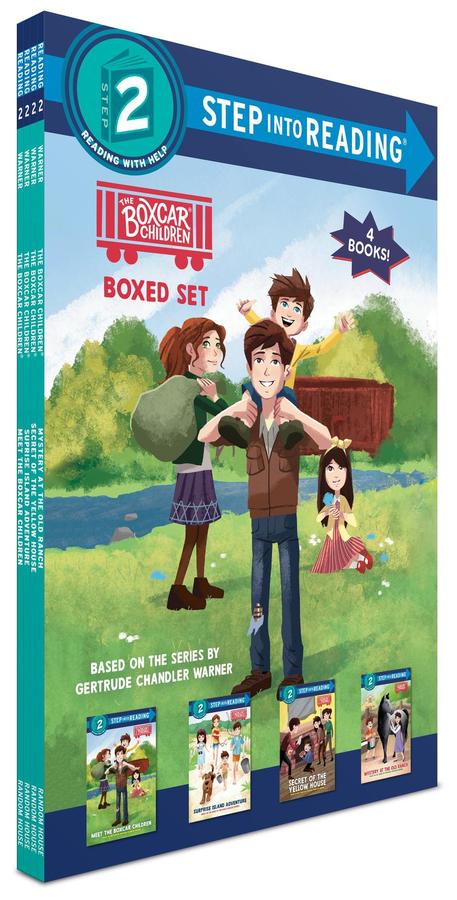 Boxcar Children Step into Reading Boxed Set #1-Children’s / Teenage fiction: General and modern fiction-買書書 BuyBookBook